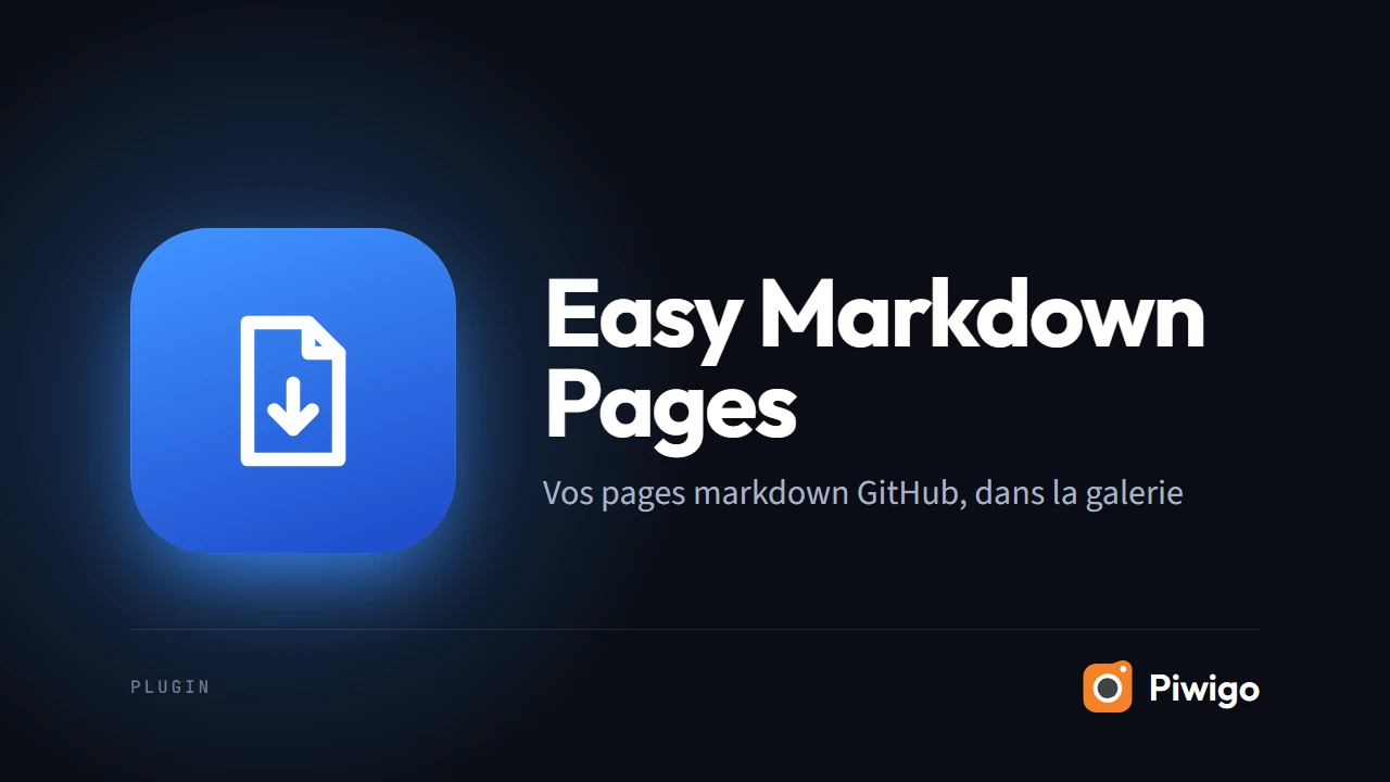 Easy Markdown Pages